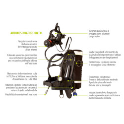 Autorespiratore Antincendio RN RF TR2002 LT. 6 (escluso bombola)