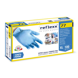 REFLEXX 77 Guanti In Nitrile Senza Polvere - Conf. 100pz