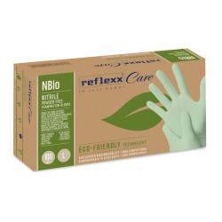 Reflexx NBio Guanti In Nitrile Eco-Friendly Senza Polvere – Conf. 100pz