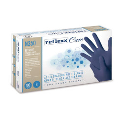 Reflexx Care N350 Guanti in Nitrile Chemioterapici - Conf. 100pz