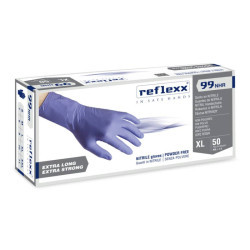 REFLEXX 99 NHR Guanti In Nitrile Alto Spessore - Conf. 50pz