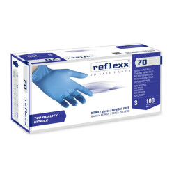 REFLEXX 70 Guanti In Nitrile Senza Polvere - Conf. 100pz