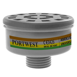 Filtro Gas ABEK2 Attacco Universale Conf. 4pz - Portwest P926