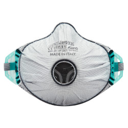 BLS FFP3 Zer032C RD Flame Retardant Per Saldatura - Con Valvola, Guarnizione Completa ed Elastici Regolabili