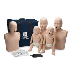 Kit famiglia di 5 manichini RCP – Prestan professional con Feedback RCP