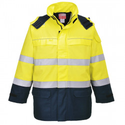 Giacca Bizflame Impermeabile multinorma Hi-Vis FR79 Portwest Arco Elettrico