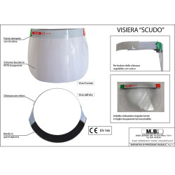 Visiera per protezione facciale SCUDO (5 pz)